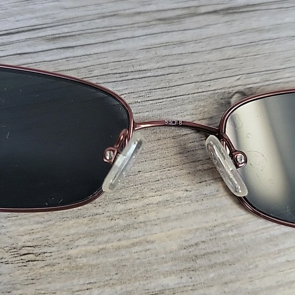 Coach Selma 121 Bordeaux Eyeglass Frames 53-18 135mm Full Rim‎ Metal Rectangular